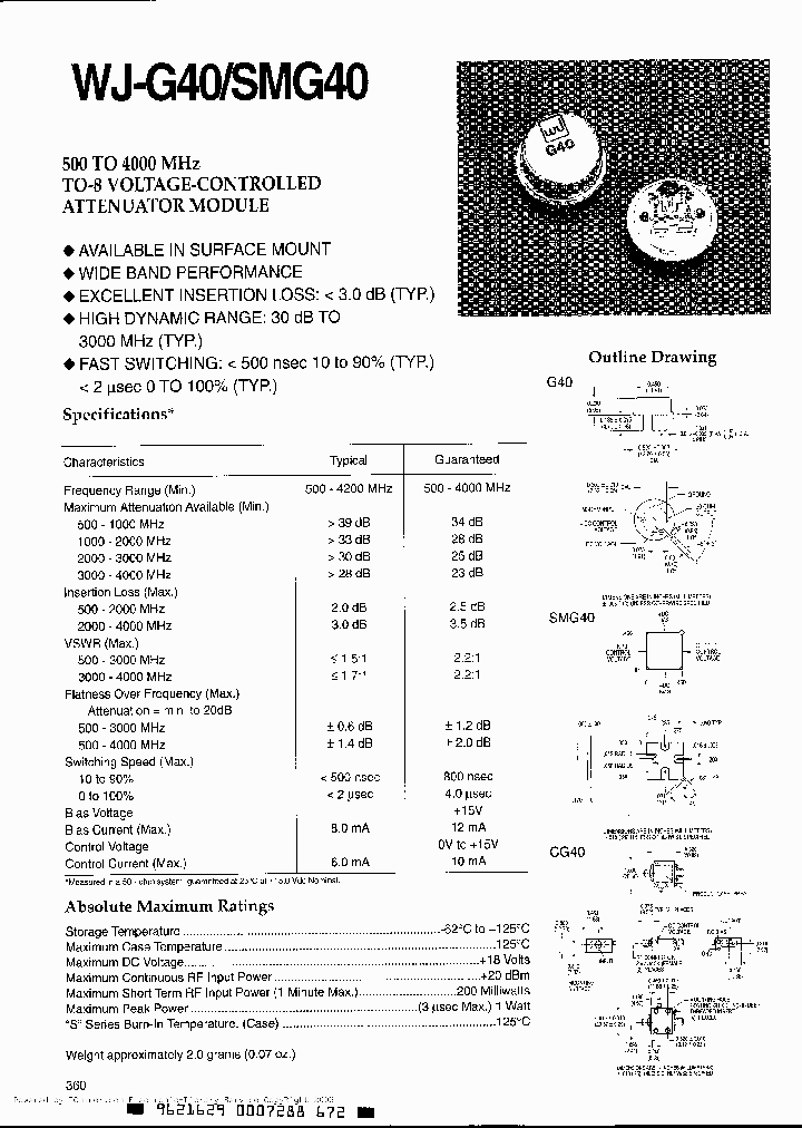 WJ-G40_1732543.PDF Datasheet
