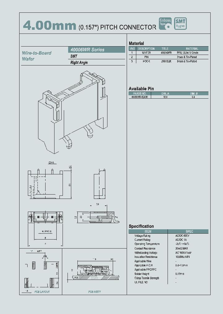 40006WR_1731593.PDF Datasheet