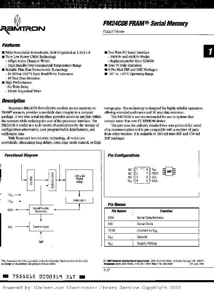 FM24C08-S_1740012.PDF Datasheet