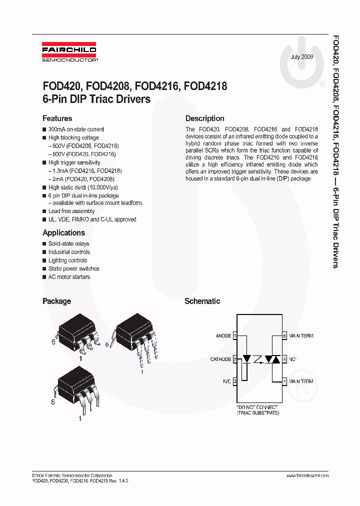 FOD4208SDV_1740230.PDF Datasheet