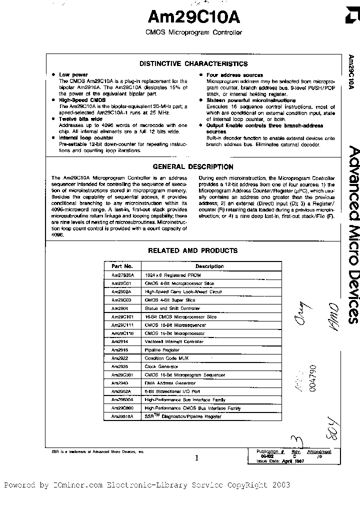 AM29C10A-1PC_1745359.PDF Datasheet
