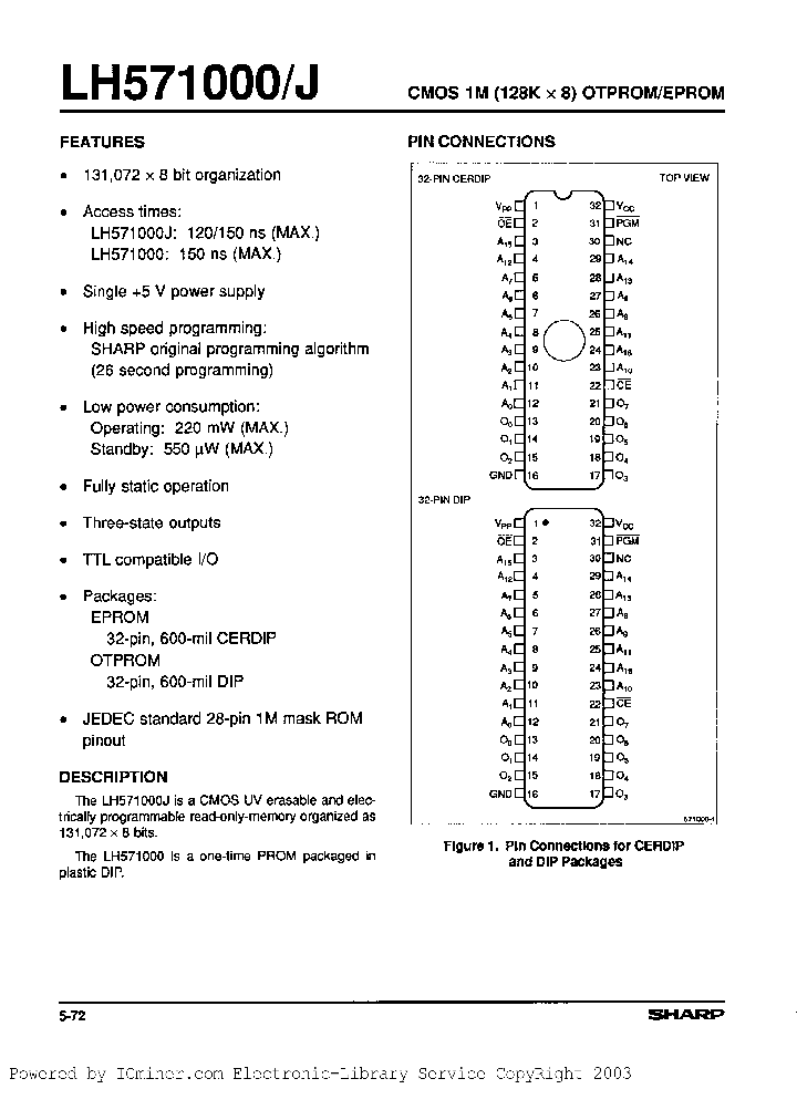 LH571000J-15_1745482.PDF Datasheet