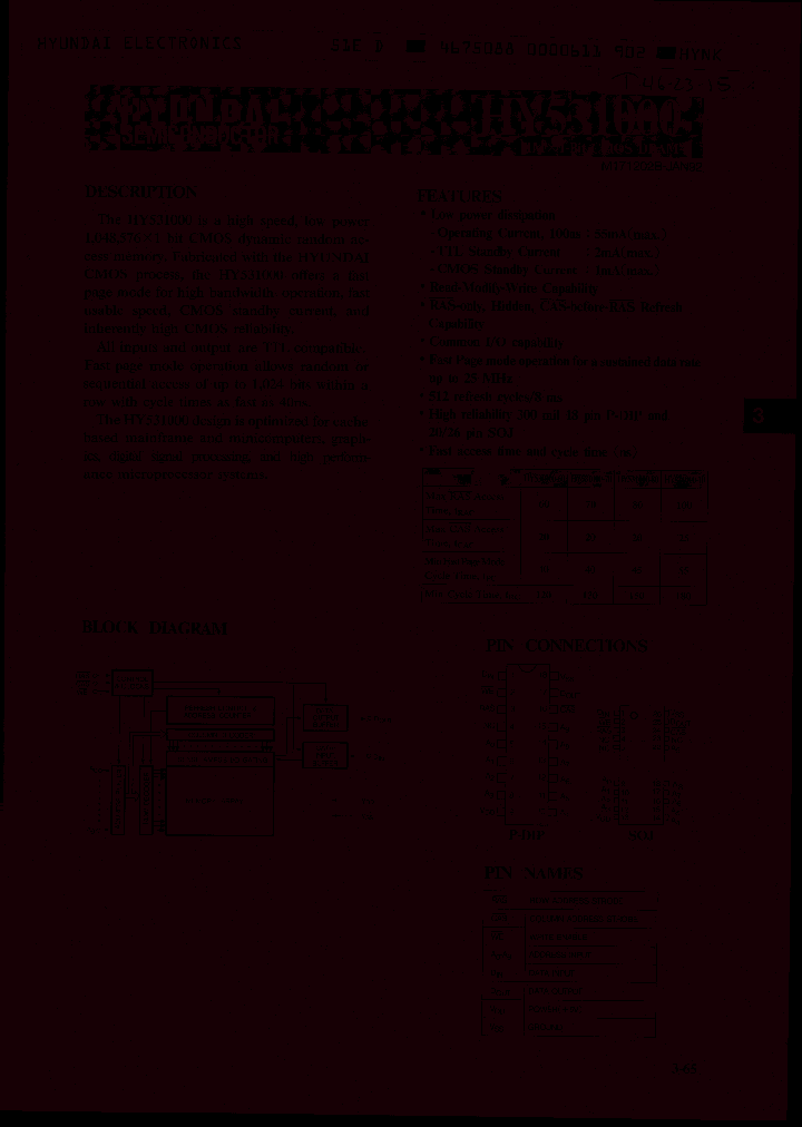 HY531000J-10_1745037.PDF Datasheet
