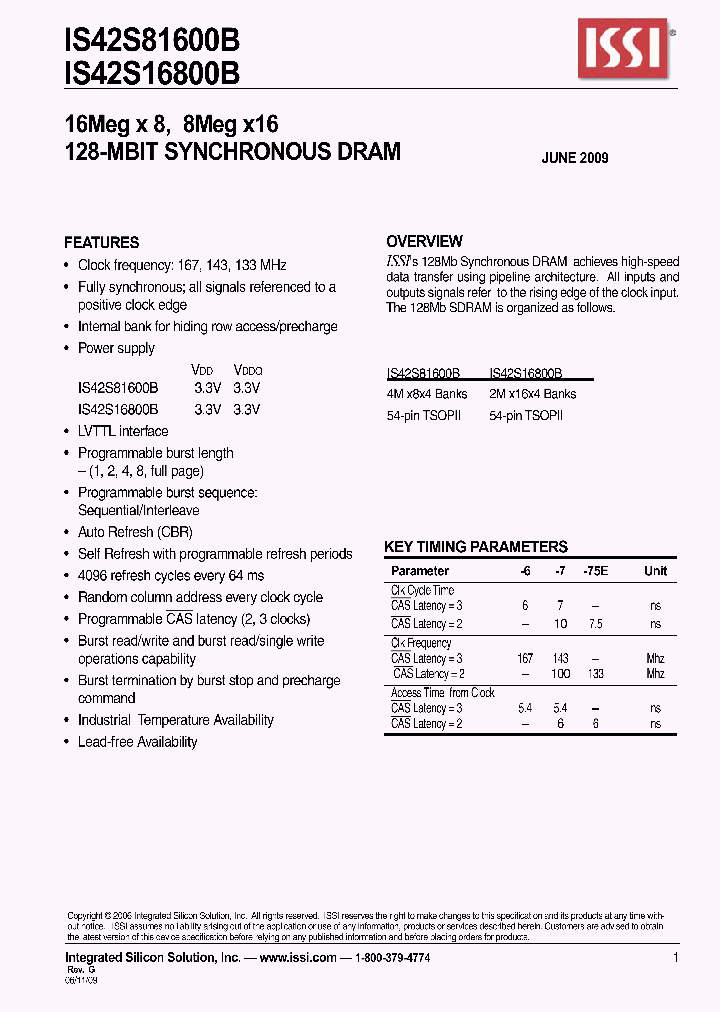 IS42S16800B-6T_1748918.PDF Datasheet