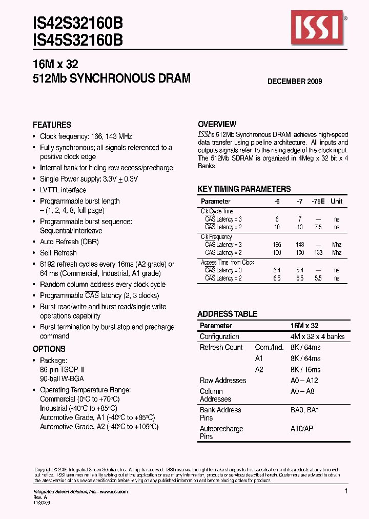 IS42S32160B-75BL_1748987.PDF Datasheet