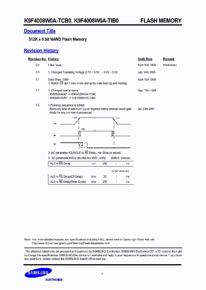 K9F4008W0A-TCB0_1748126.PDF Datasheet