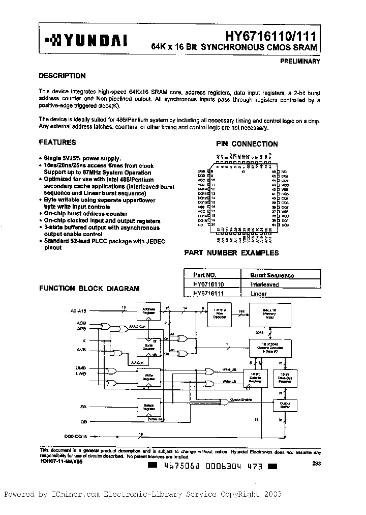 HY6716110C-25_1750020.PDF Datasheet