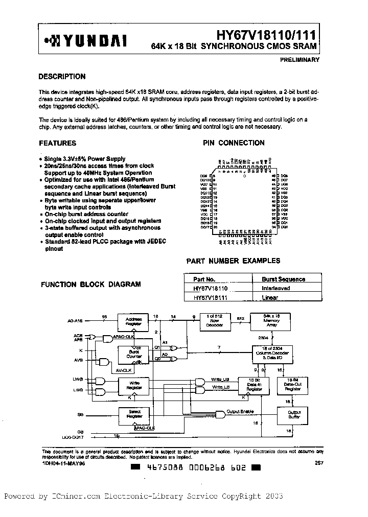 HY67V18110C-25_1750027.PDF Datasheet