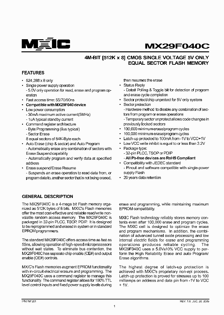 29F040C-70_1750568.PDF Datasheet