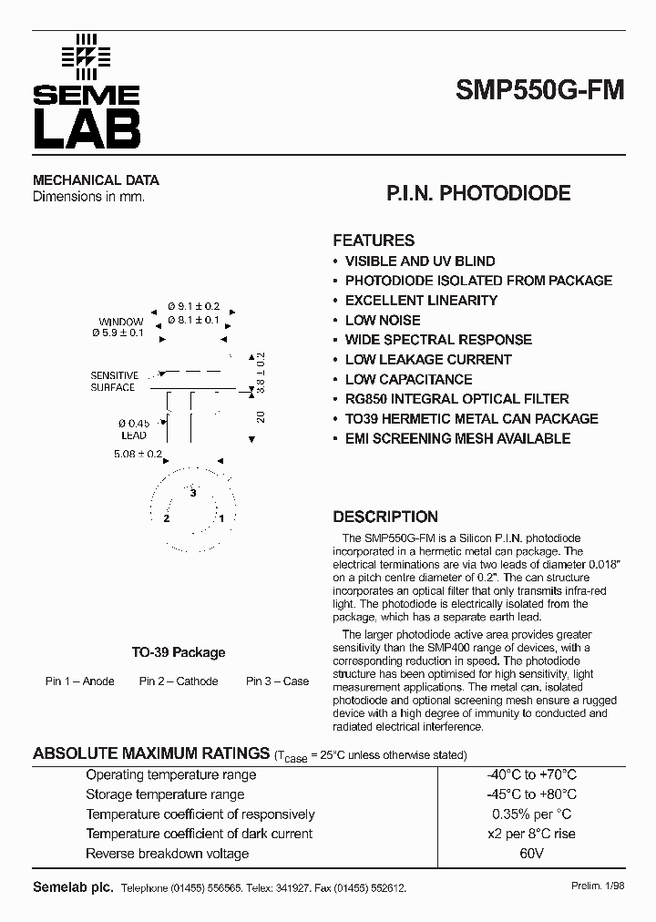 SMP550G-FM_1754418.PDF Datasheet