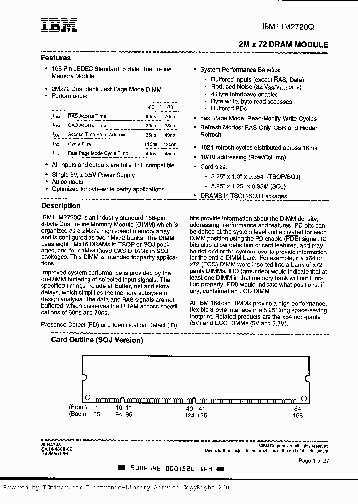 IBM11M2720Q-70_1760397.PDF Datasheet