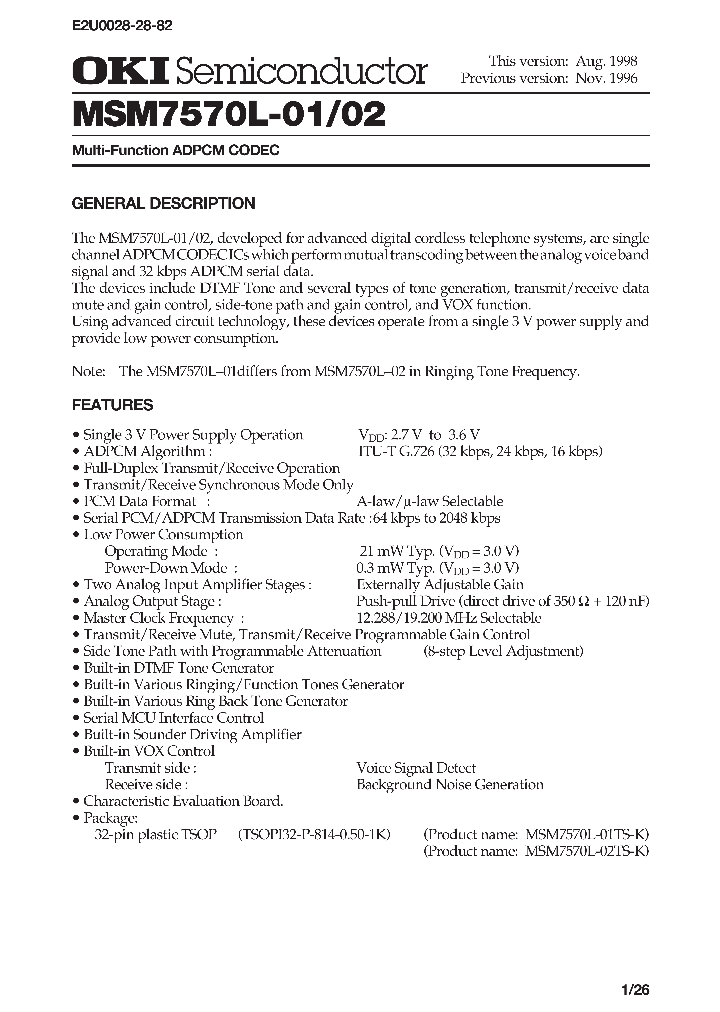MSM7570L-02_1755805.PDF Datasheet