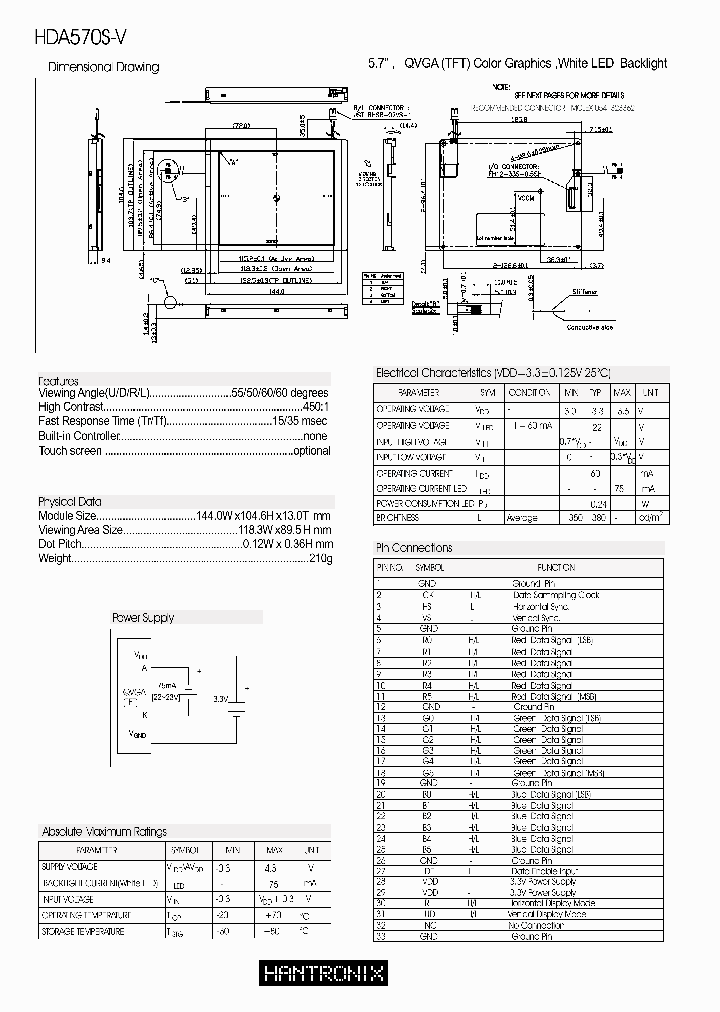 HDA570S-V_1762157.PDF Datasheet