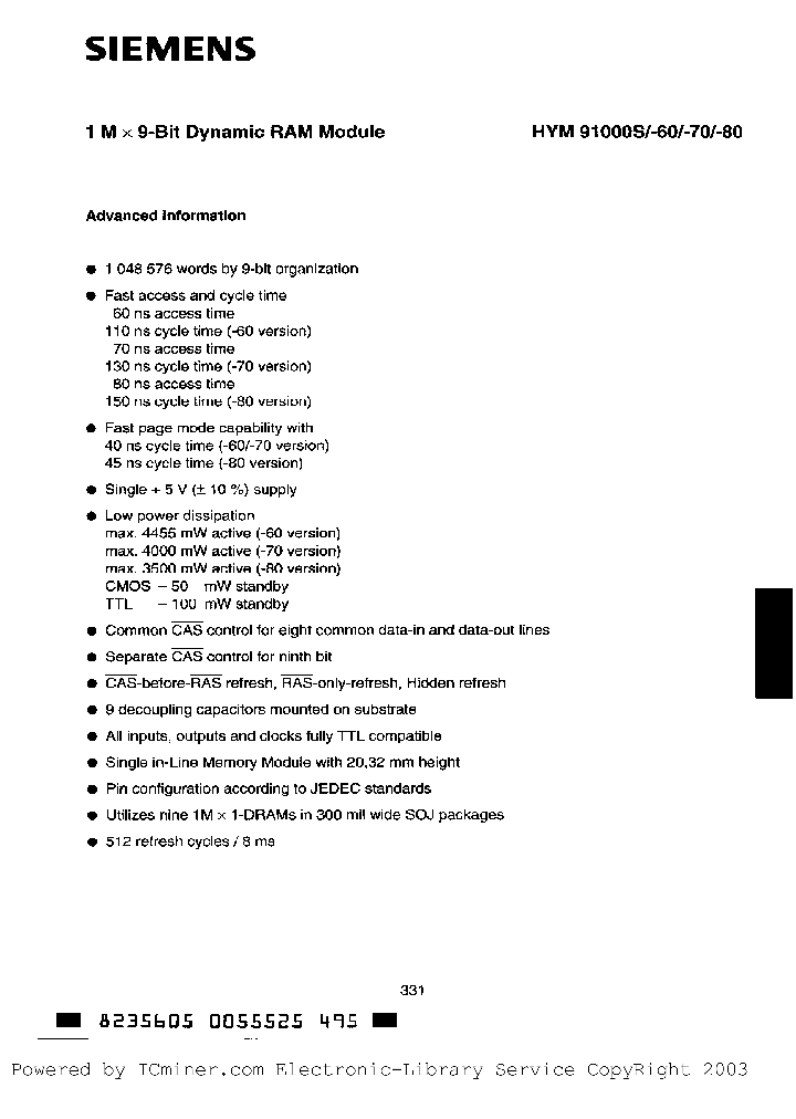 HYM91000S-70_1762780.PDF Datasheet