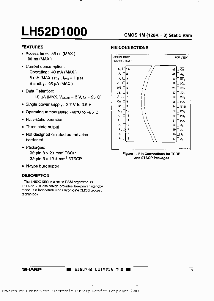 LH52D1000T-85LL_1763746.PDF Datasheet