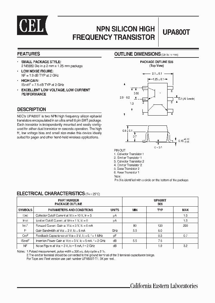 UPA800T-A_1763829.PDF Datasheet