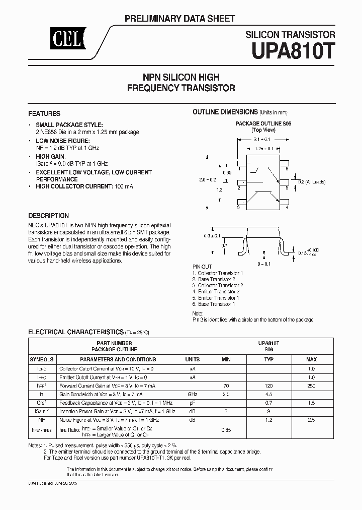 UPA810T-A_1763830.PDF Datasheet