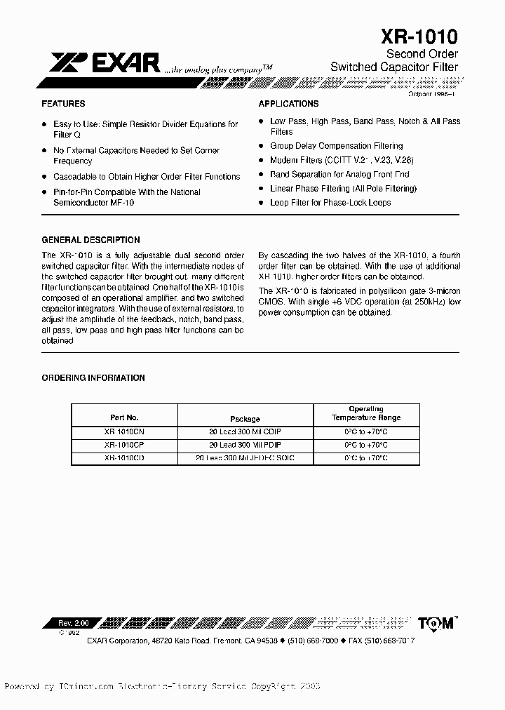 XR100T-CZT_1763884.PDF Datasheet