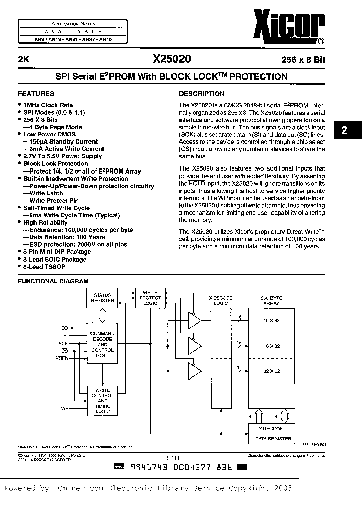 X25020V-27_1765318.PDF Datasheet