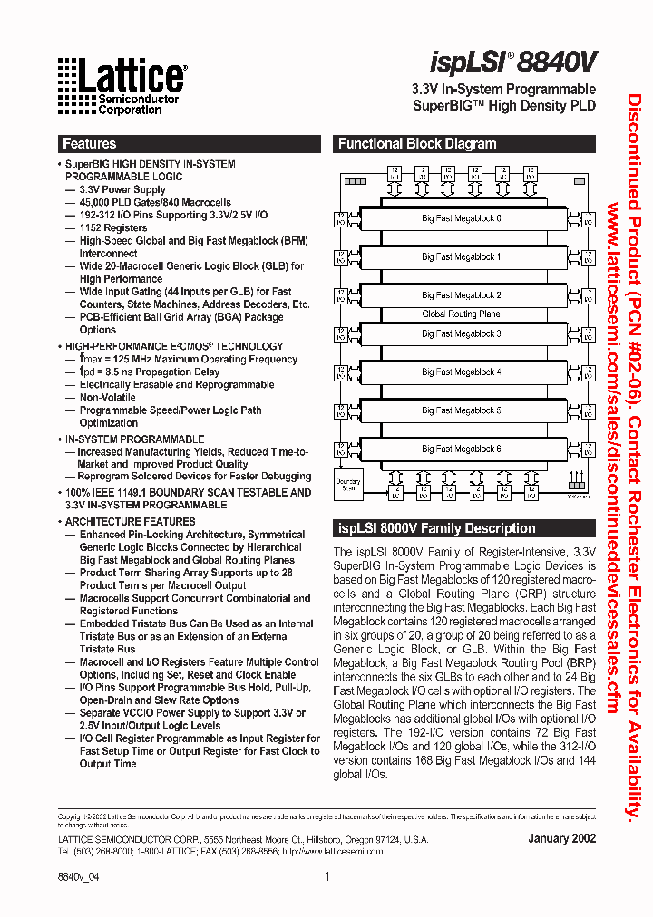 ISPLSI8840V-125LB272_1765721.PDF Datasheet