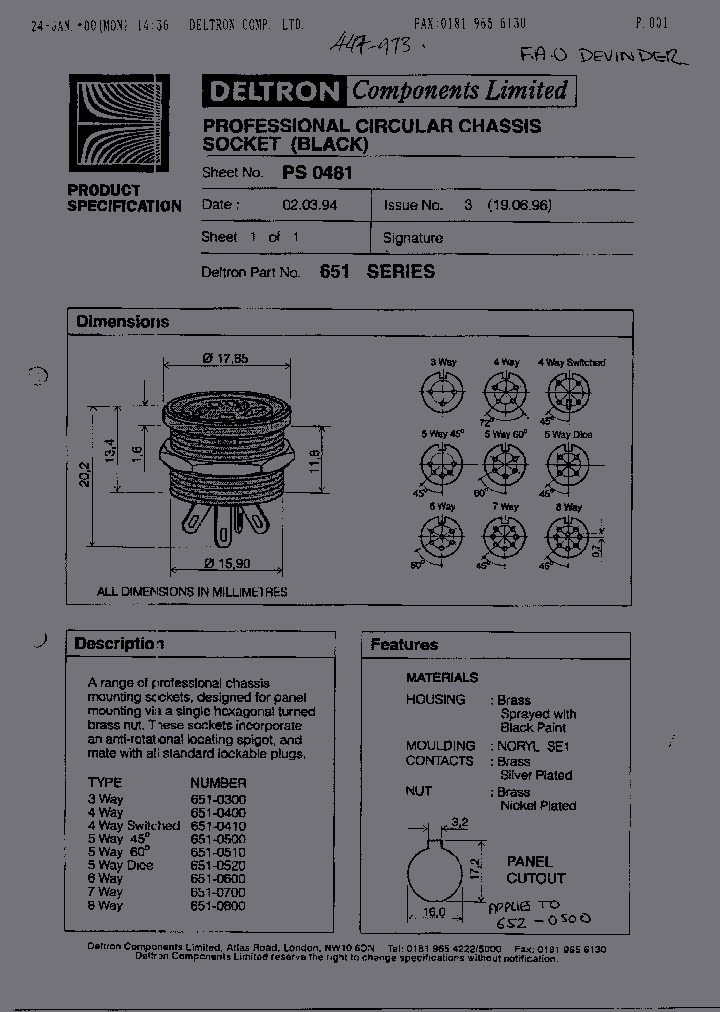 651-0600-01_1770169.PDF Datasheet