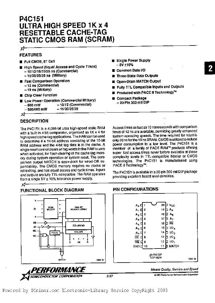 P4C151-15DC_1771818.PDF Datasheet