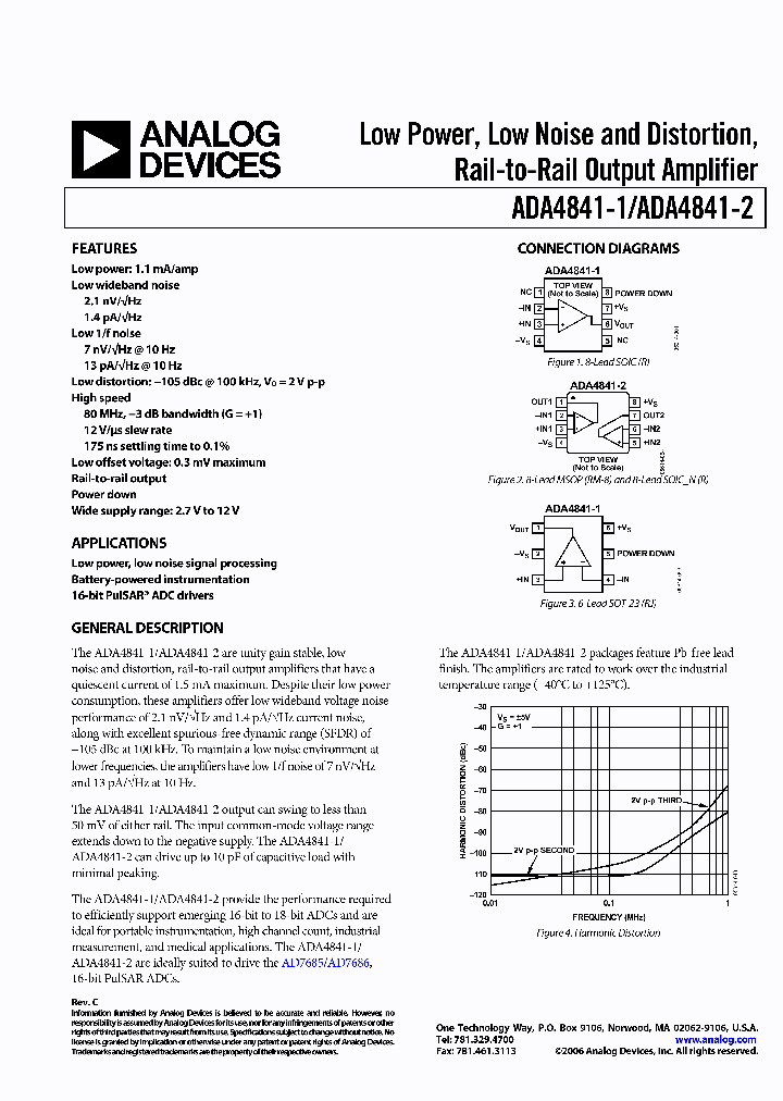 ADA4841-1YRZ_1773179.PDF Datasheet