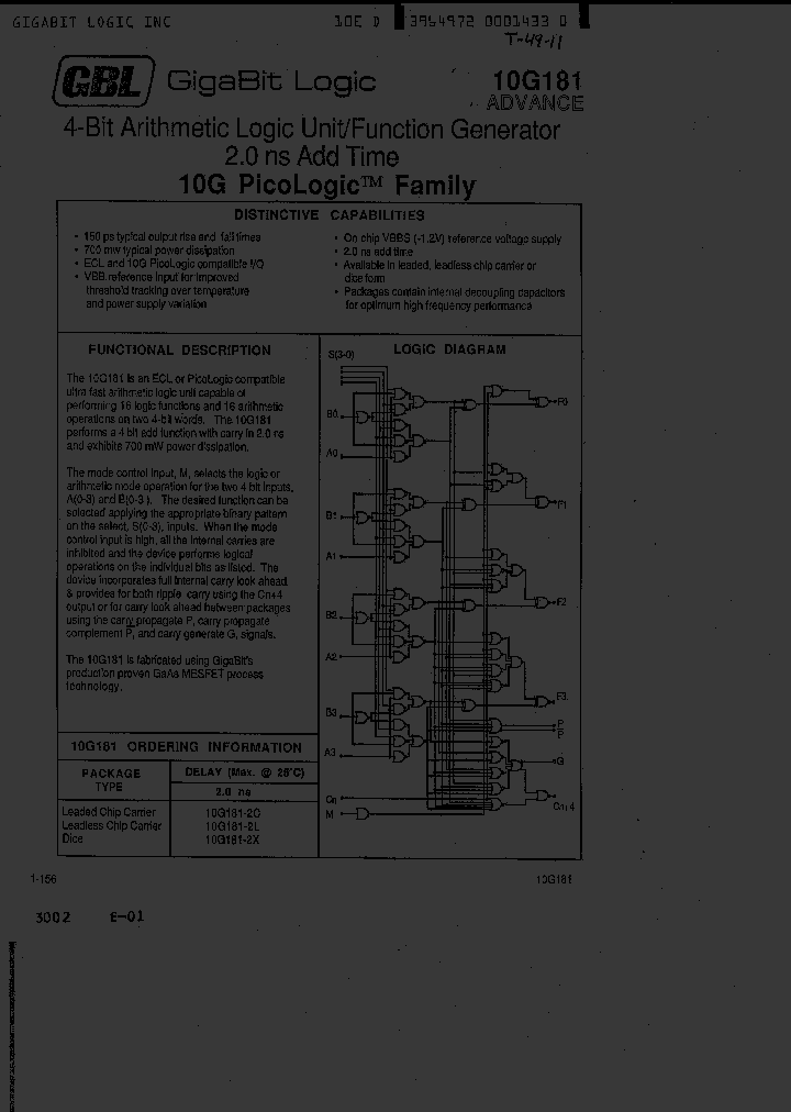 10G181-2C_1775311.PDF Datasheet