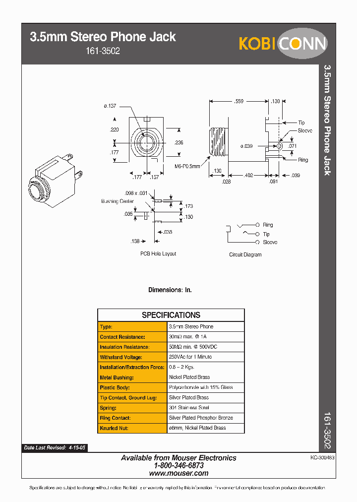 161-3502_1775715.PDF Datasheet