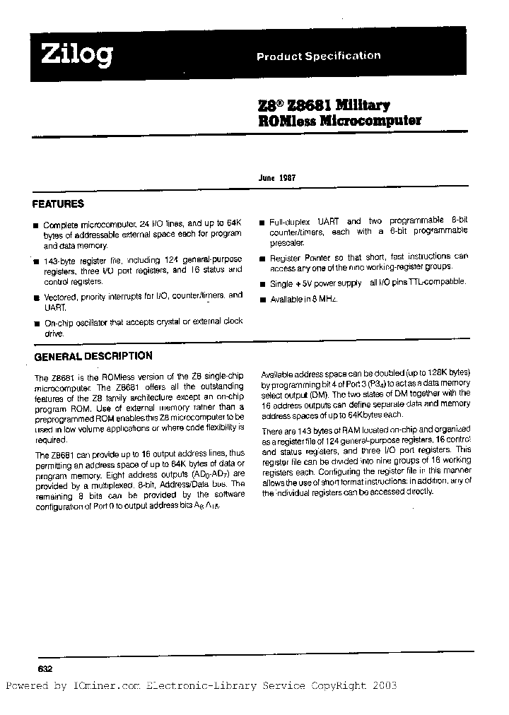 Z86L81-PS_1784671.PDF Datasheet