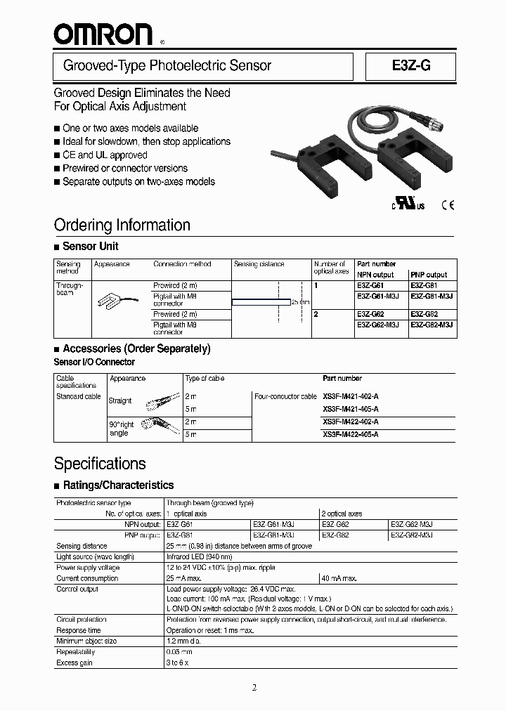 E3Z-G61-M3J_1784018.PDF Datasheet