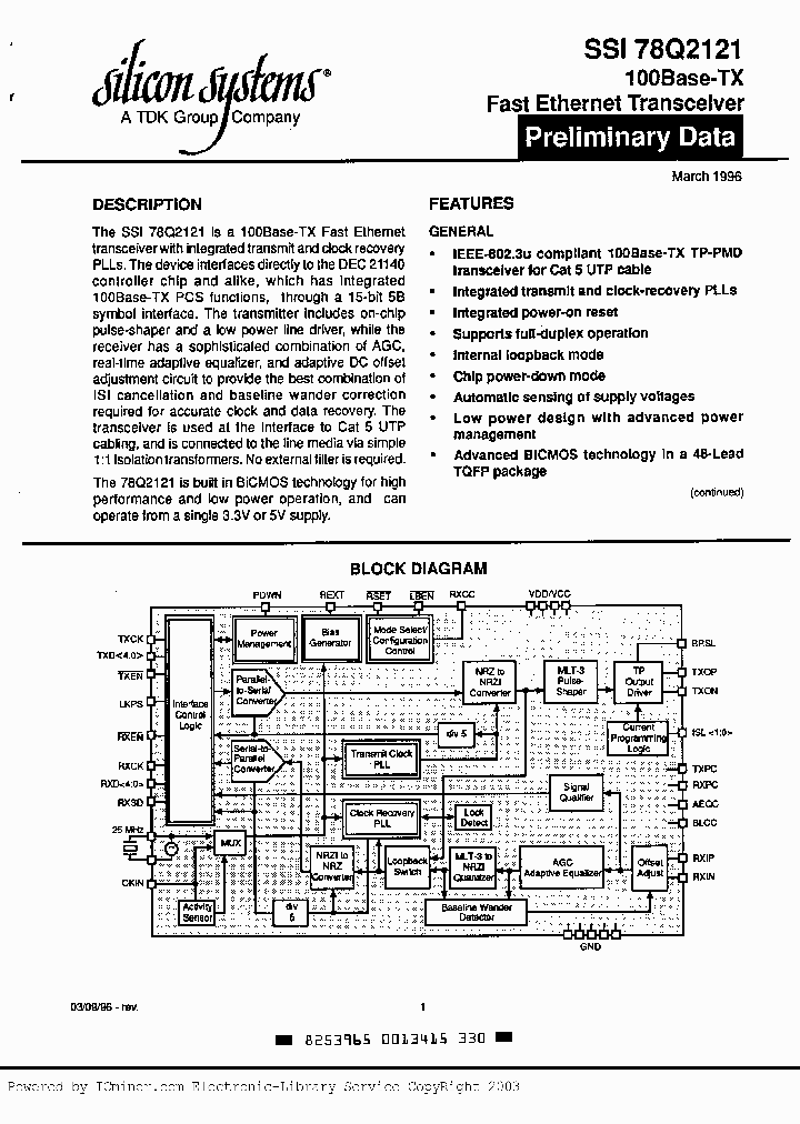 SSI78Q2121-CGT_1781555.PDF Datasheet