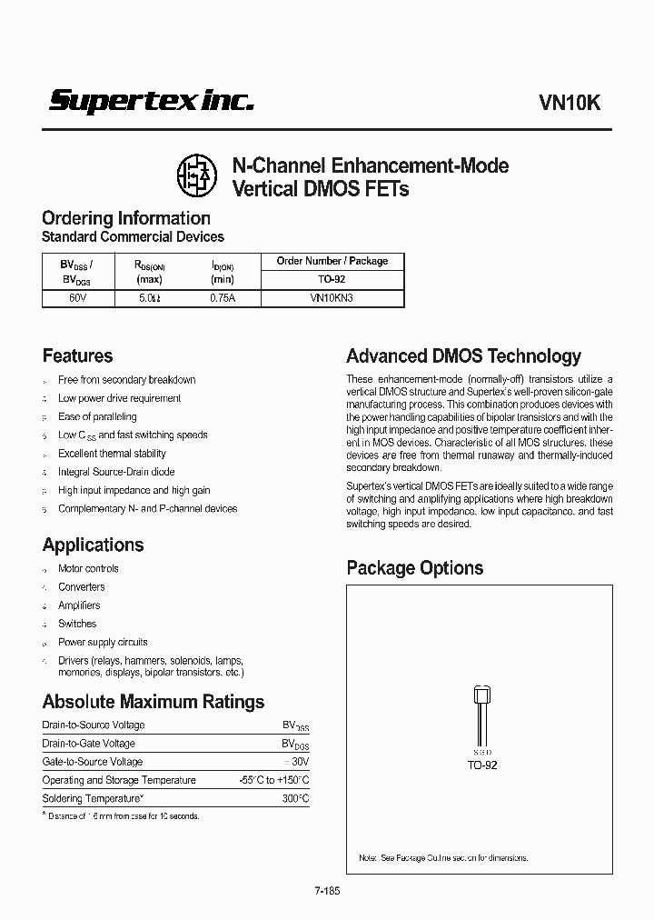 VN10K_1787333.PDF Datasheet