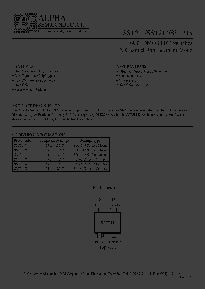 SST215Y_1788796.PDF Datasheet