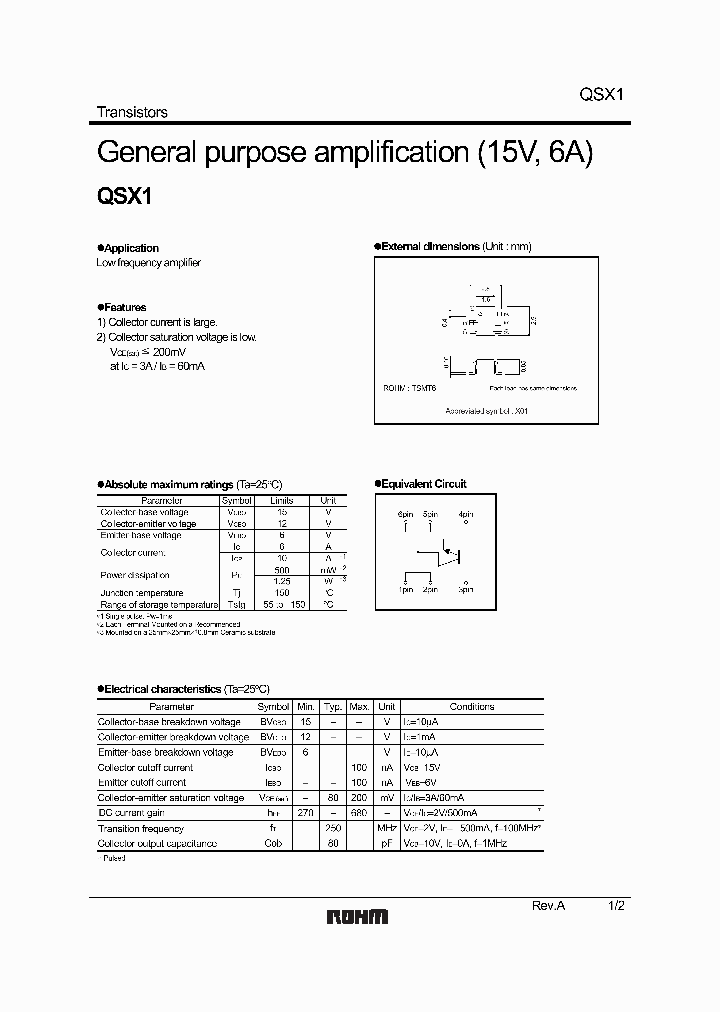 QSX1TR_1790449.PDF Datasheet