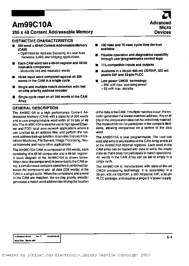 AM99C10-10DC_1791454.PDF Datasheet