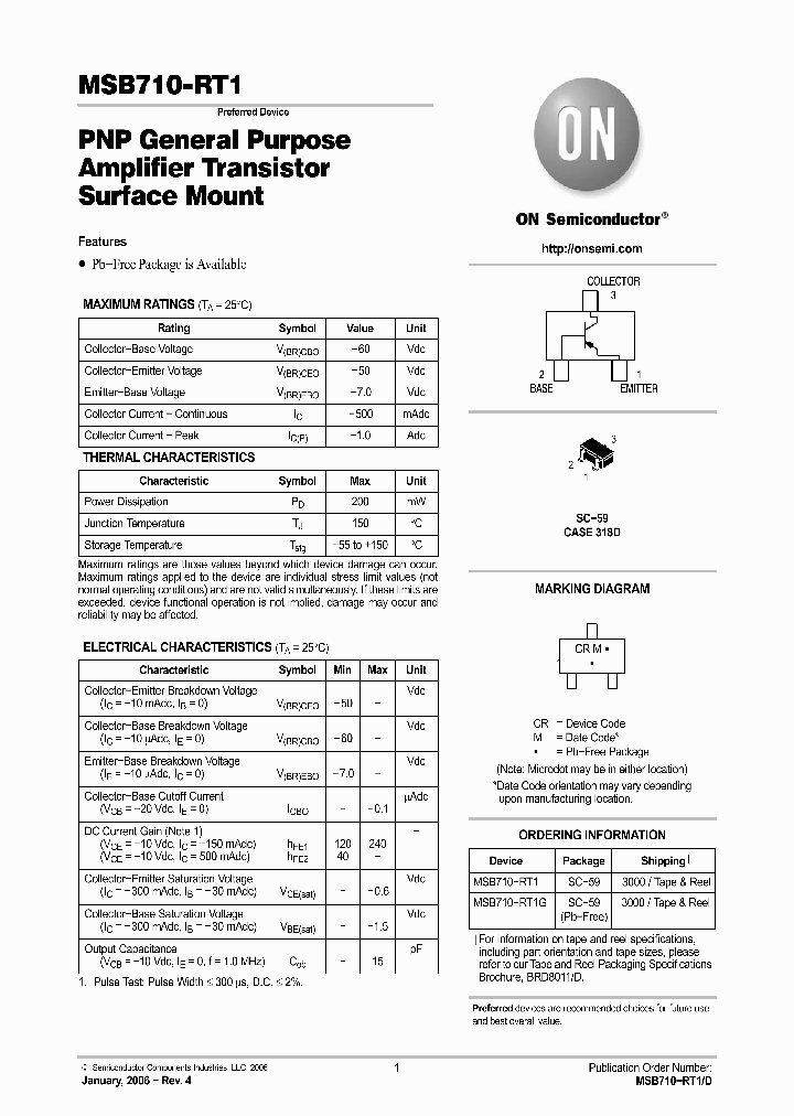 MSB710-RT1G_1795597.PDF Datasheet