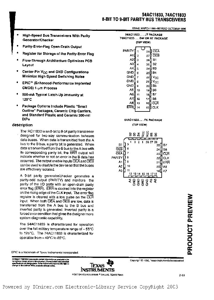 74AC11833DW_1790311.PDF Datasheet