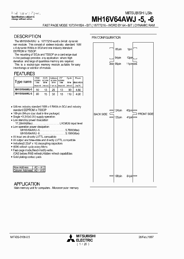 MH16V64AWJ-5_1799064.PDF Datasheet