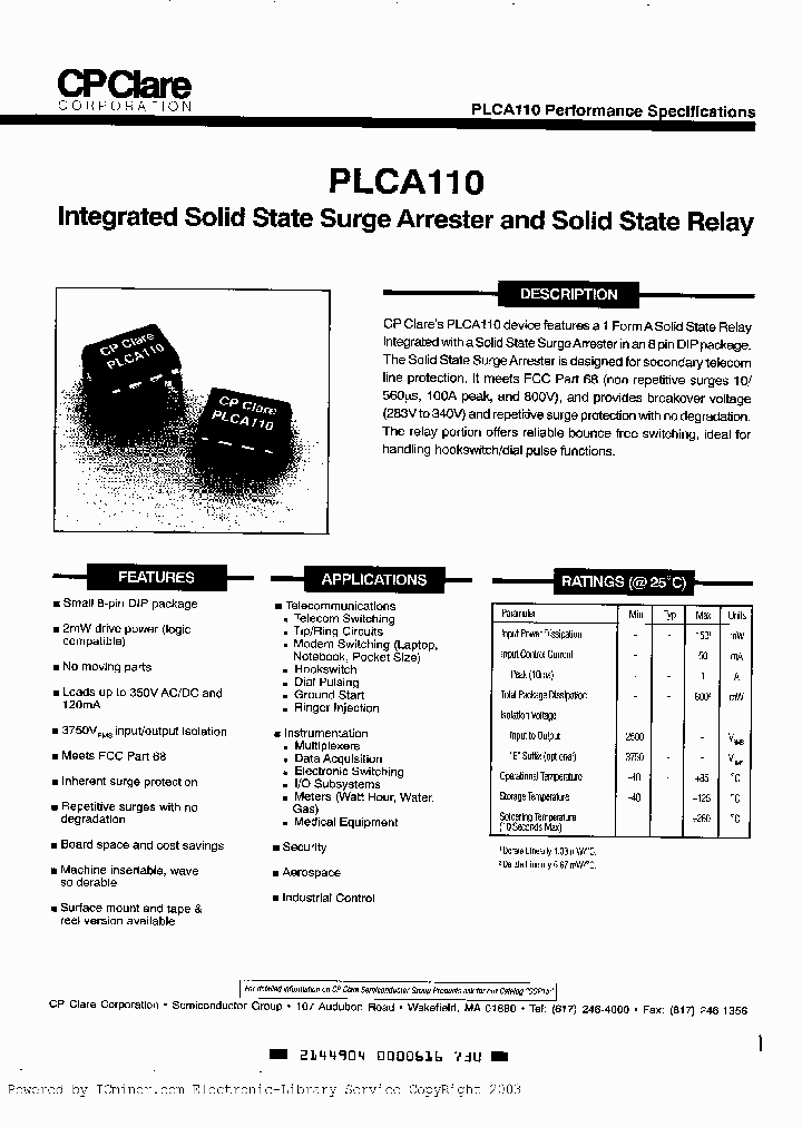 PLCA110SE_1795784.PDF Datasheet