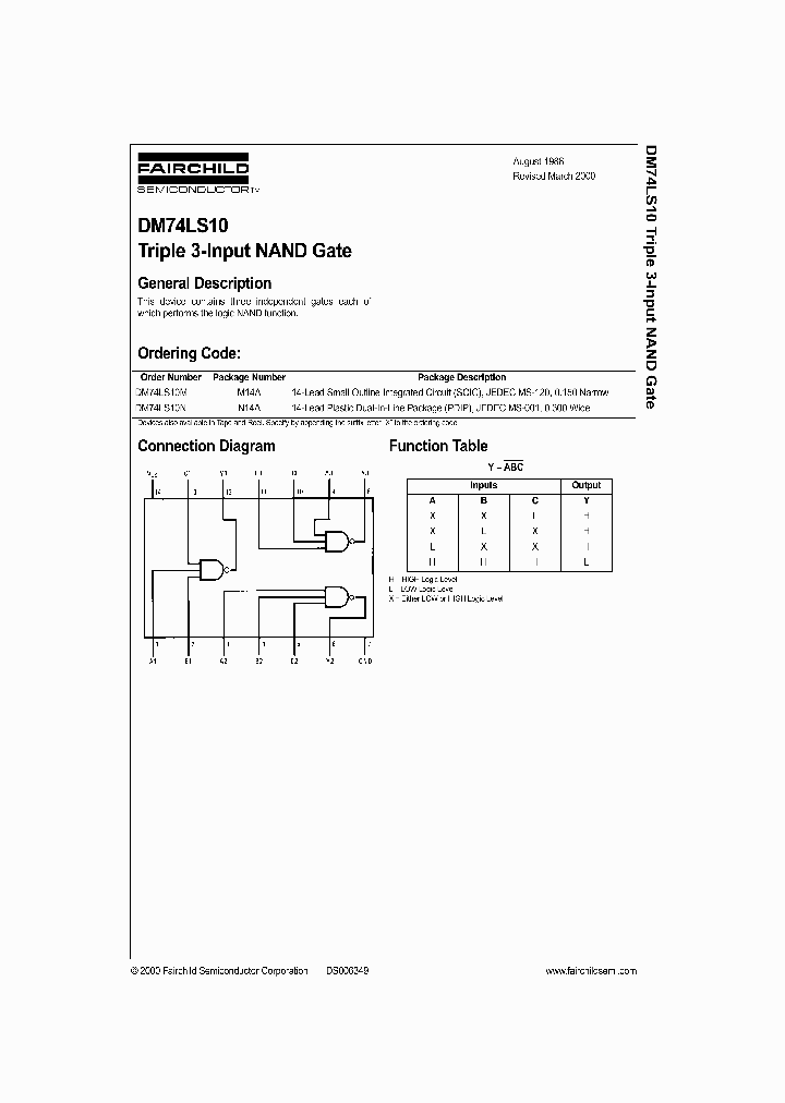 DM74LS10MX_1796206.PDF Datasheet