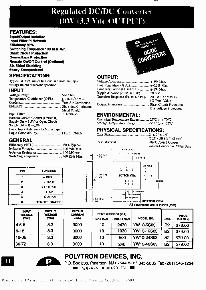 YW10-5S03_1793616.PDF Datasheet