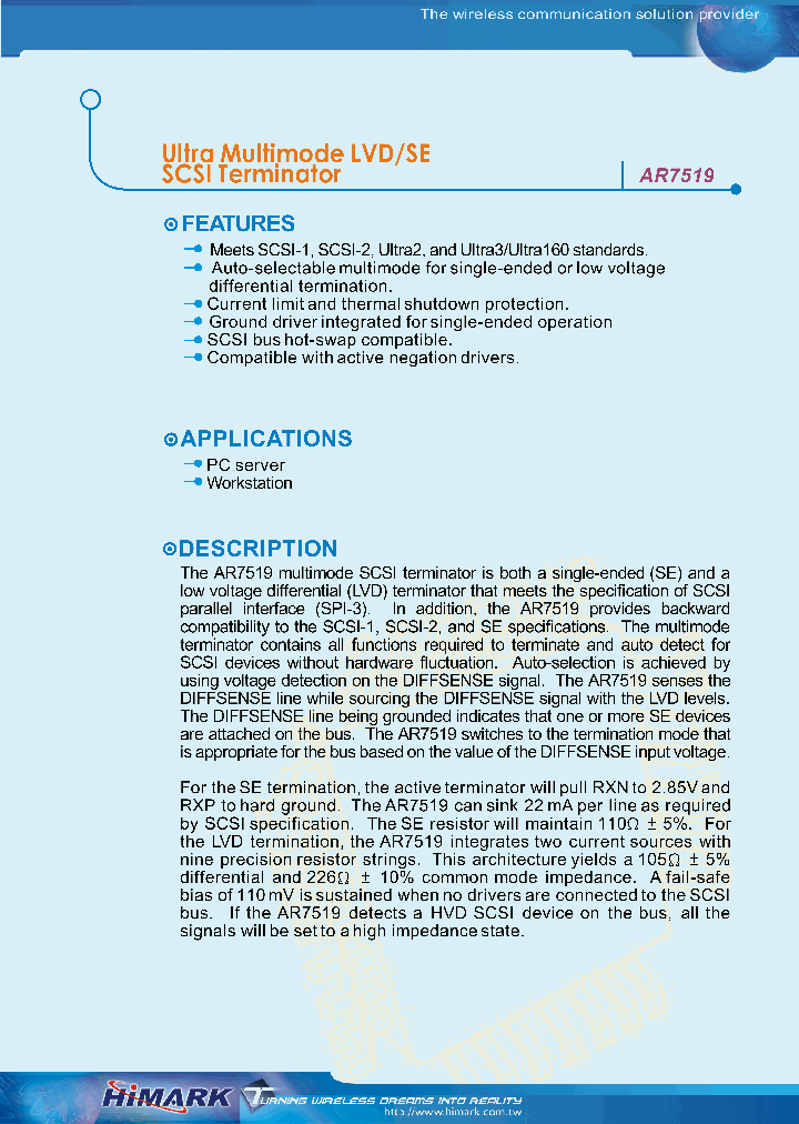AR7519_1796682.PDF Datasheet