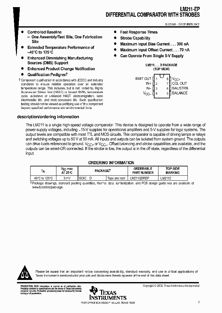 LM211-EP_1801709.PDF Datasheet