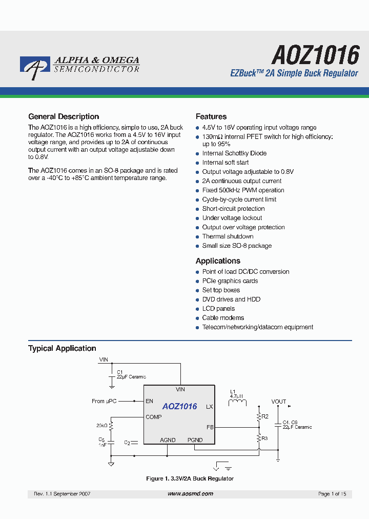 AOZ1016AI_1805285.PDF Datasheet
