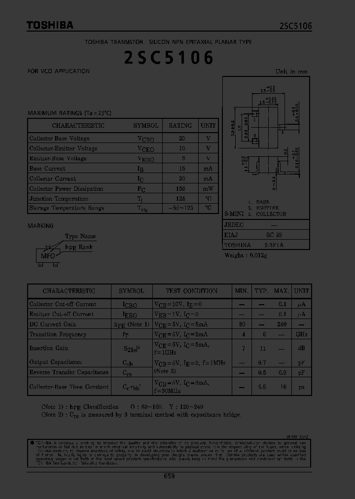 2SC5106O_1796562.PDF Datasheet