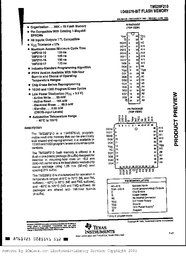 TMS28F210-10C3NE_1791836.PDF Datasheet