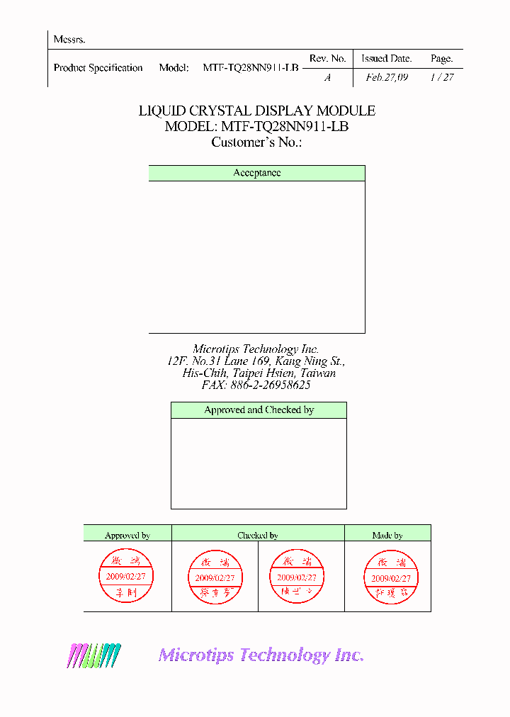 MTF-TQ28NN911-LB_1802526.PDF Datasheet