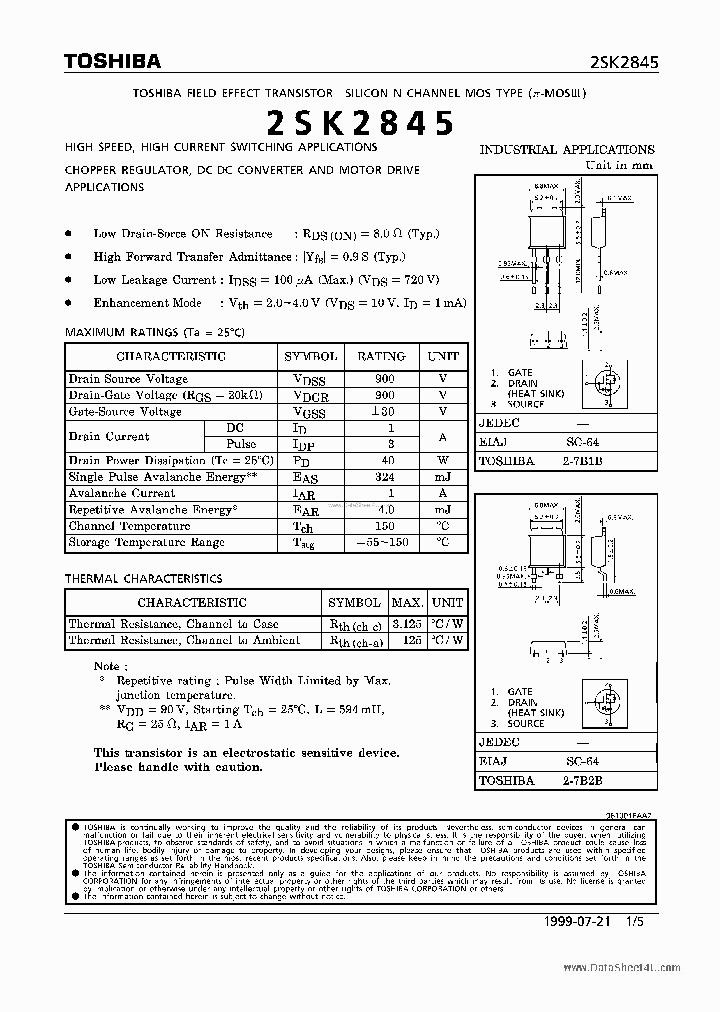 K2845_1860017.PDF Datasheet