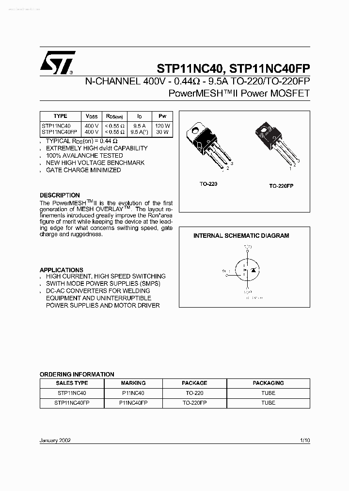 STP11NC40_1874506.PDF Datasheet